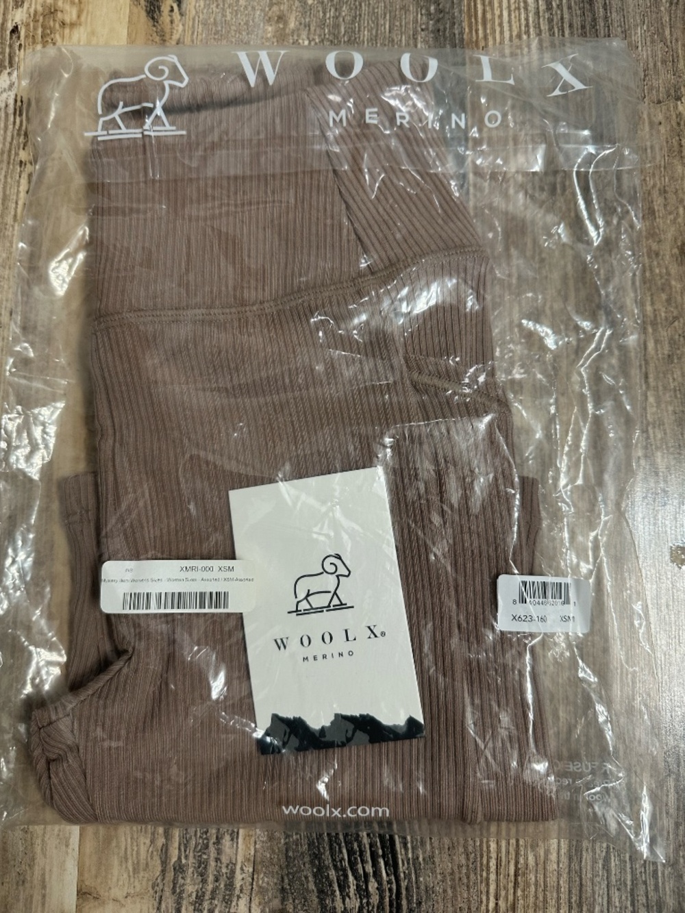 Woolx Miley Merino Wool Blend Bike Shorts Mocha Merengue Ribbed  Travel Lounge - Picture 4 of 7